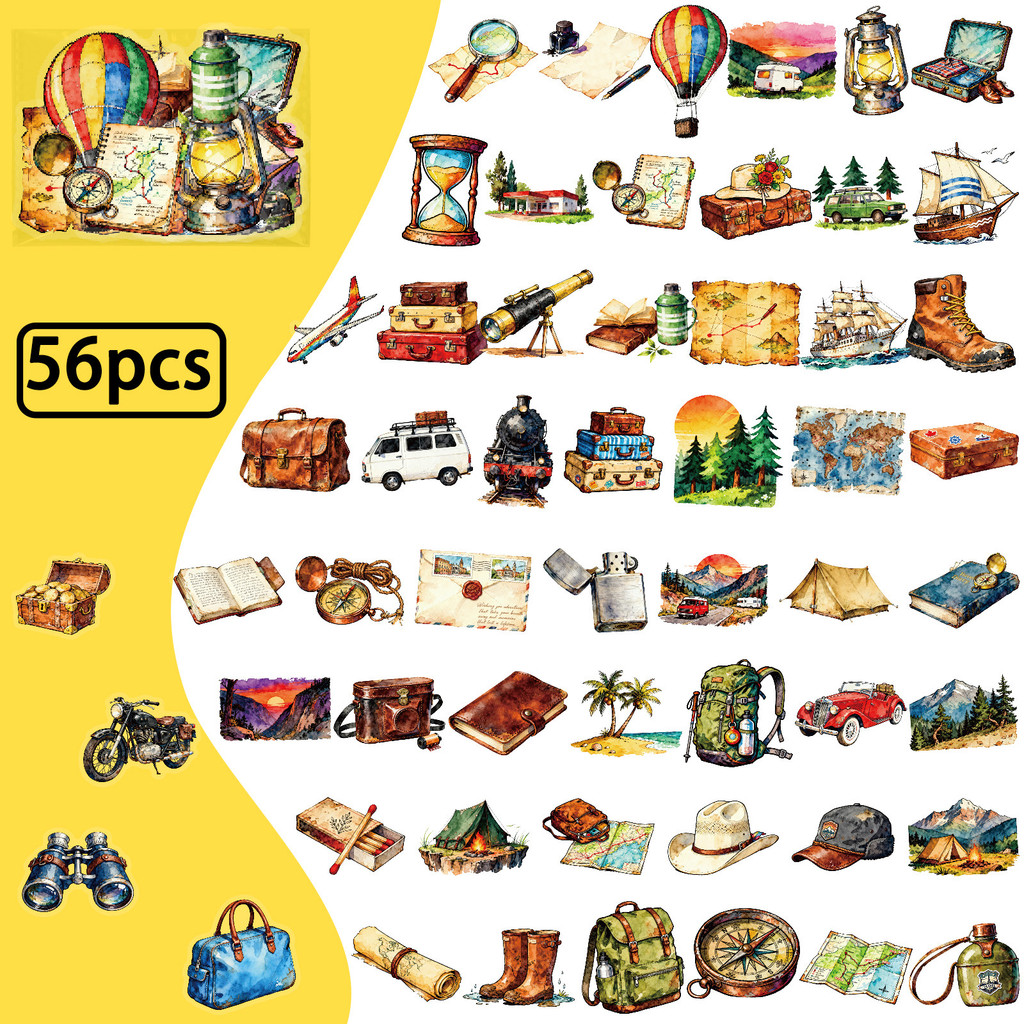 56Pcs Travel & Outdoor PET Sti - огляд і ціна Outdoor Adventure Stores