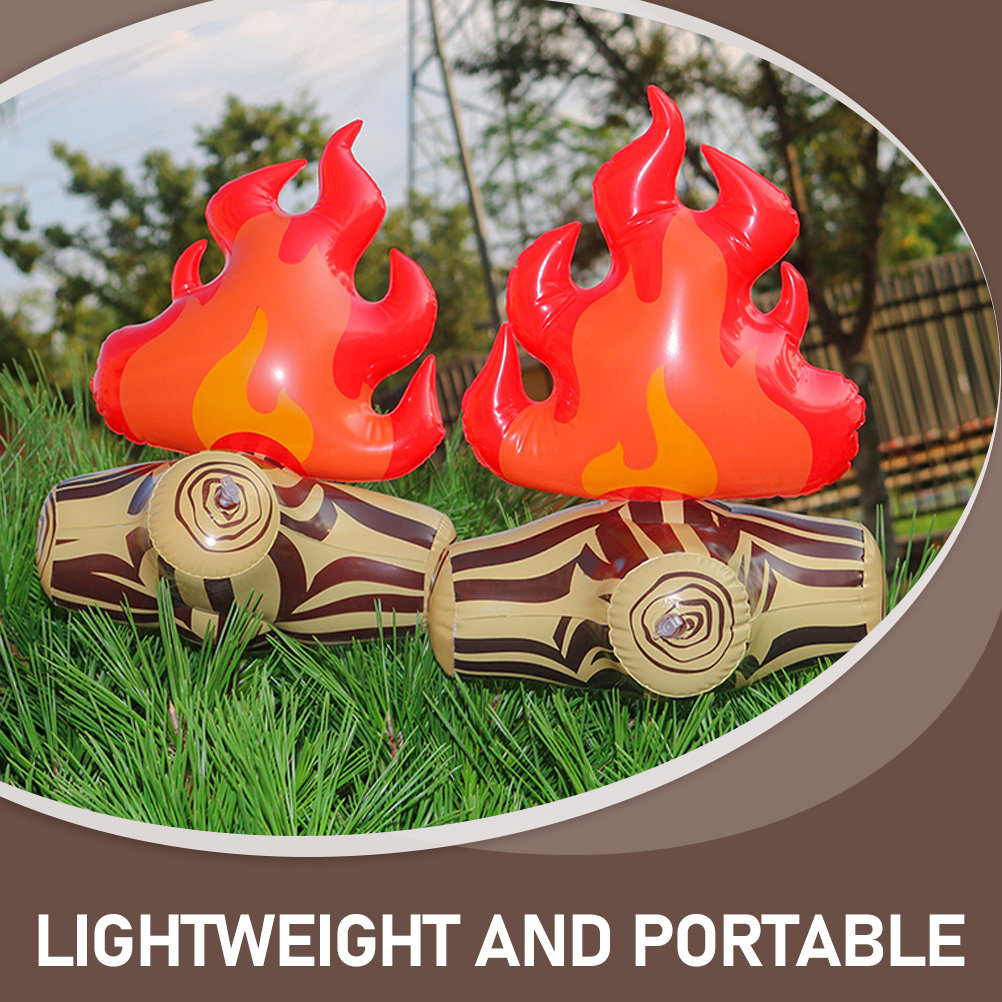 4Pcs Compact Inflatable Campfi - огляд і ціна Outdoor Adventure Birthday Party