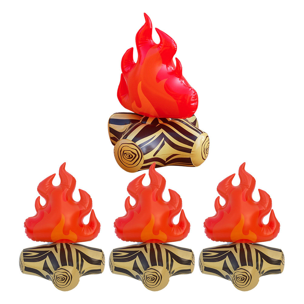 4Pcs Compact Inflatable Campfi - огляд і ціна Outdoor Adventure Birthday Party
