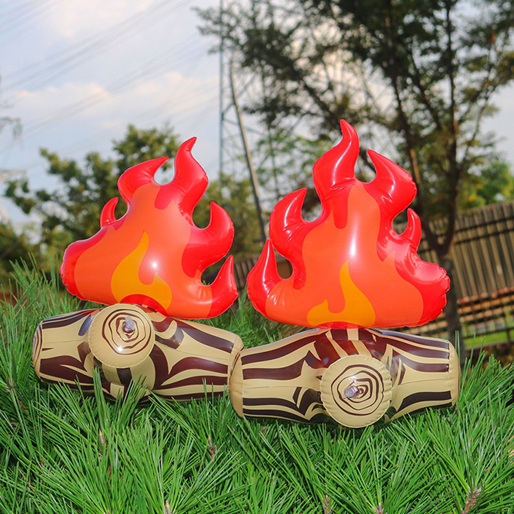 4Pcs Compact Inflatable Campfi - огляд і ціна Outdoor Adventure Birthday Party