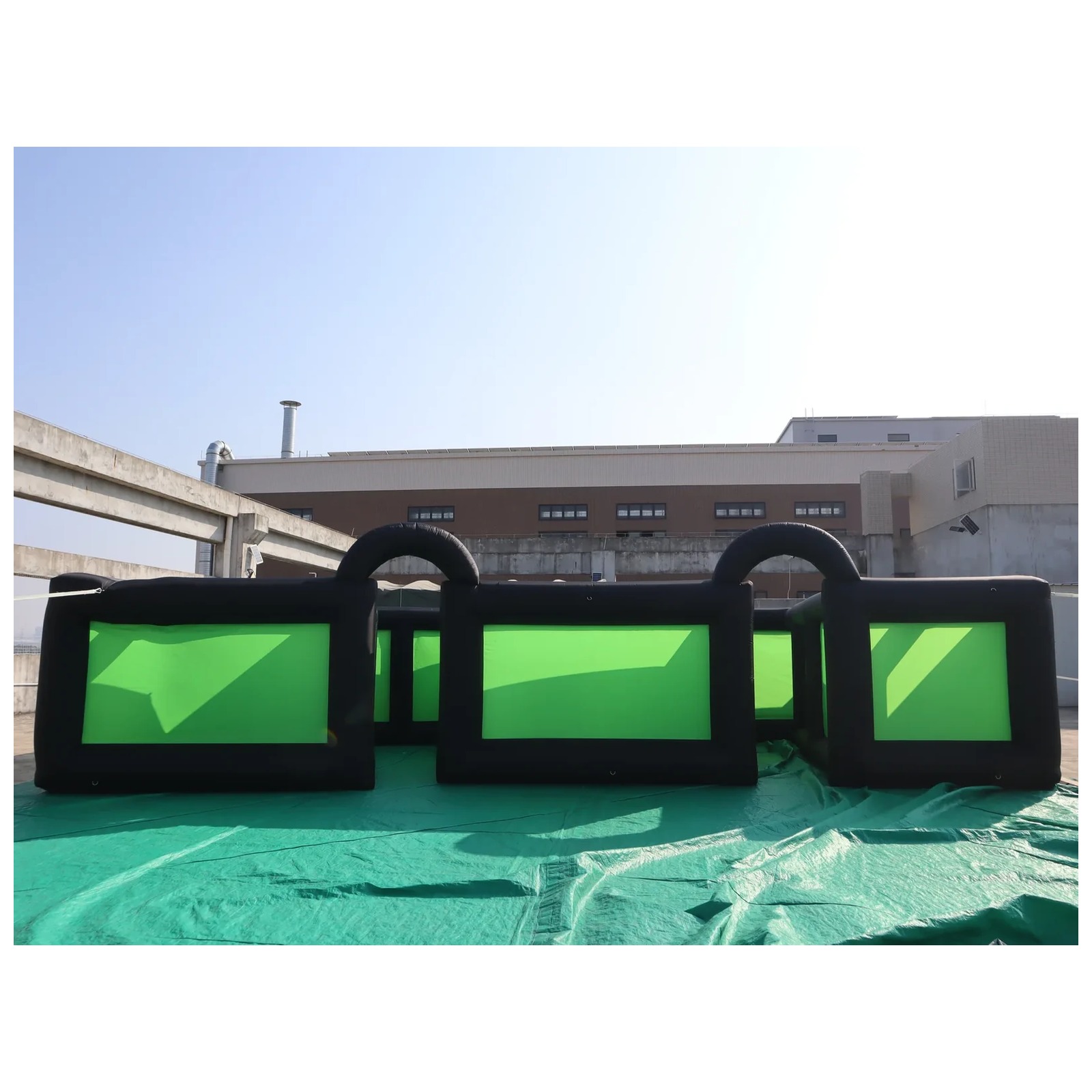 Outdoor Black Green Inflatable - огляд і ціна Outdoor Adventure Rentals