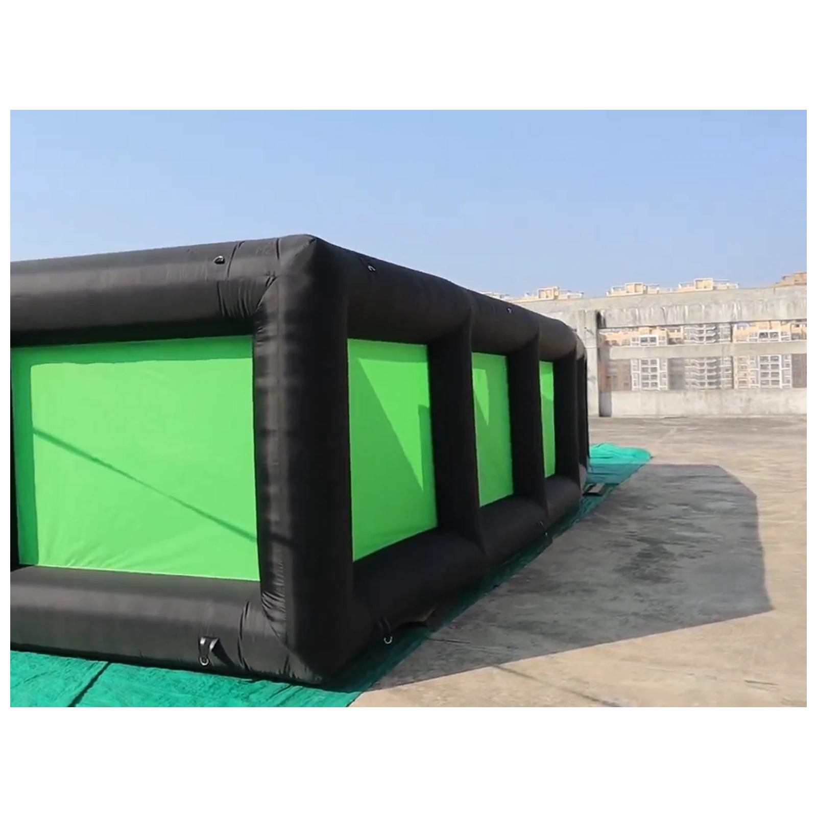 Outdoor Black Green Inflatable - огляд і ціна Outdoor Adventure Rentals