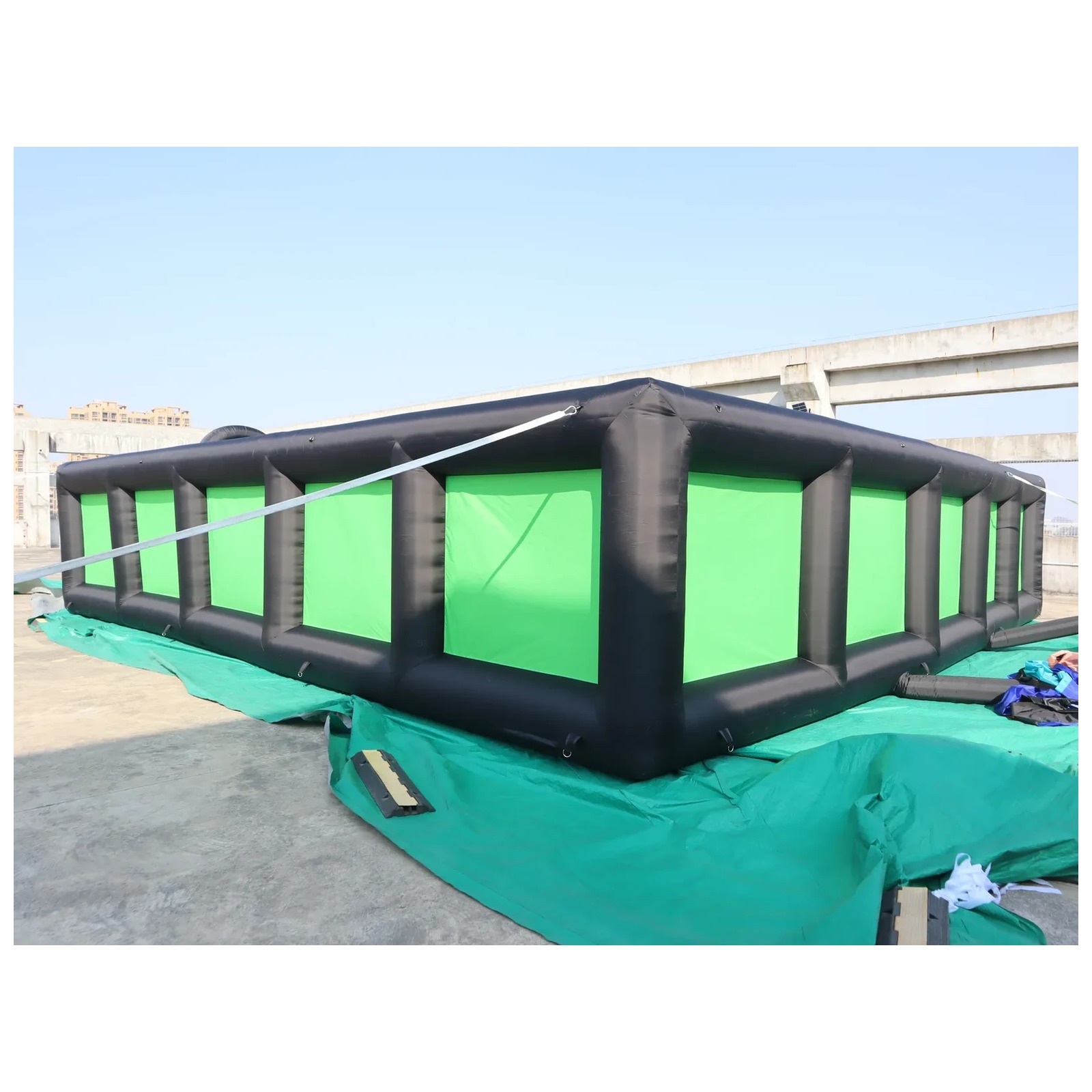 Outdoor Black Green Inflatable - огляд і ціна Outdoor Adventure Rentals