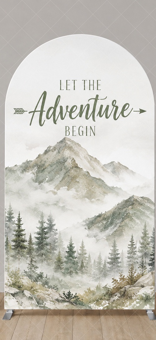 Mountain Forest Adventure Arch - огляд і ціна Outdoor Adventure Birthday Party