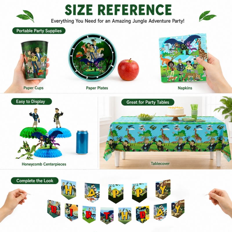 Wild Kratts Birthday Picnic Po - огляд і ціна Outdoor Adventure Birthday Party